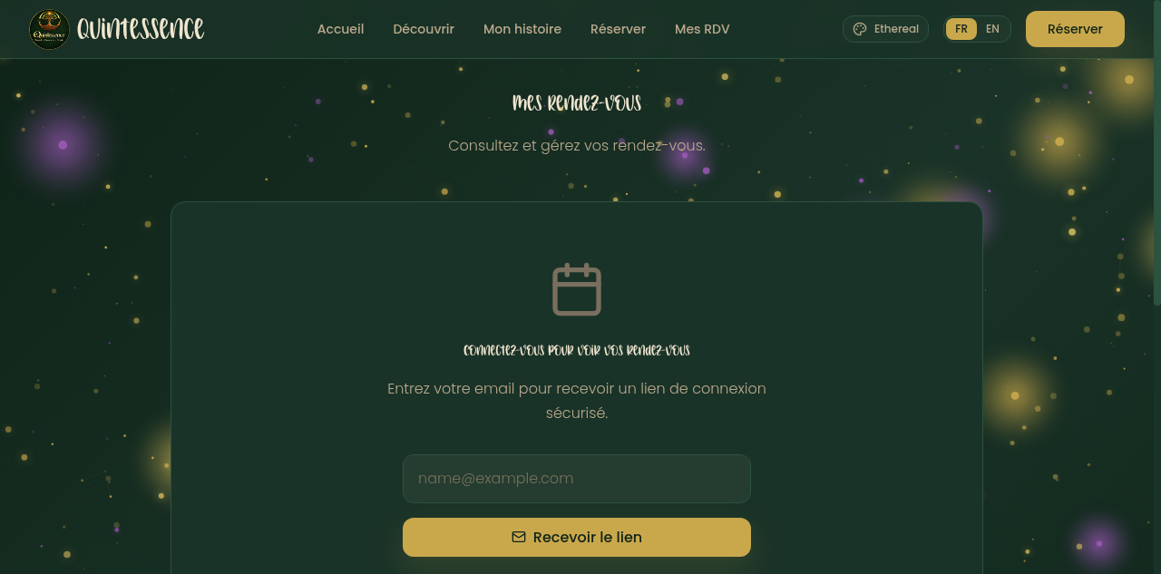 Connexion client par lien magique