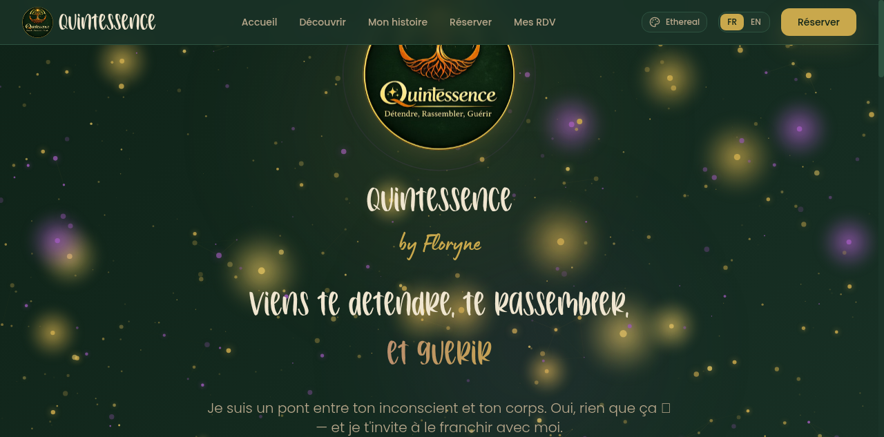 Page d'accueil Quintessence
