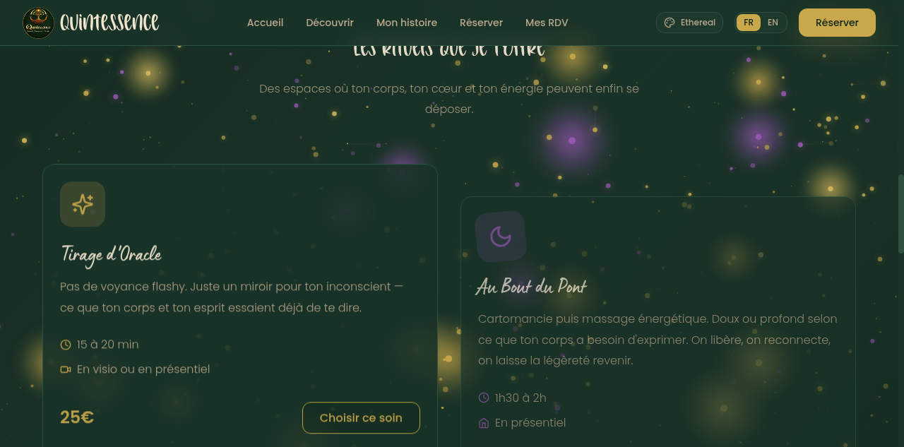 Les services propos&eacute;s